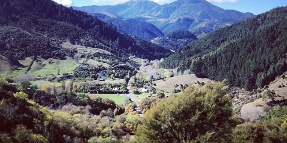 The View Of Maitai Valley From The Centre Of NZ