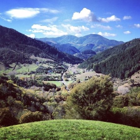 The View Of Maitai Valley From The Centre Of NZ