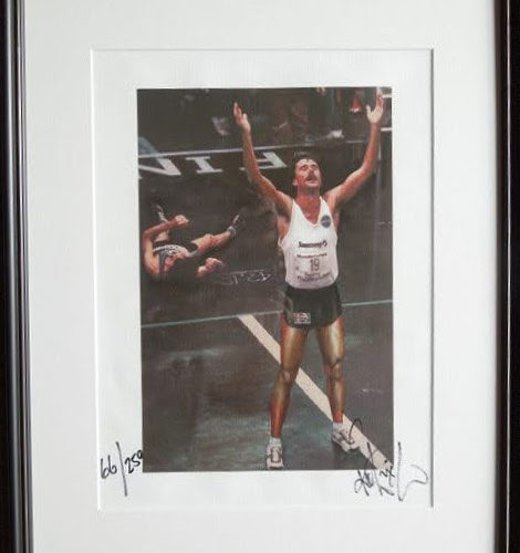 Rod Dixon – Signed Marathon Winner Print By Nelson Artist